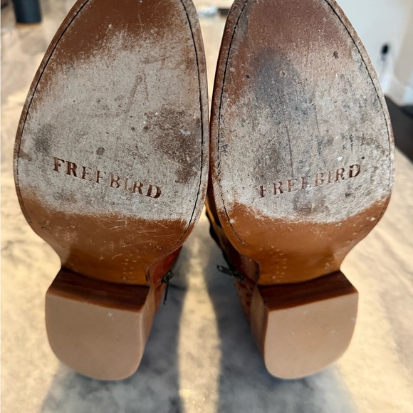 Freebird Men's Tan Ostrich Leather Western Boots-Size 13 - Picture 5 of 7